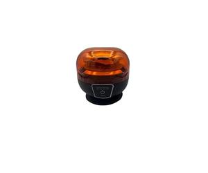 LEDWORK GYROPHARE LED MAGNÉTIQUE SANS FIL SUR BATTERIE RECHARGEABLE, témoin de charge, fixation magnétique et ventouse IP56