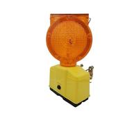 LEDWORK Lampe DE Chantier LED Solaire, AUTONOMIE 80H, Portable, Resistant, DECLENCHELENT Automatique, Clignotante