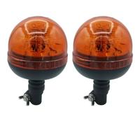 LEDWORK LOT DE 2 GYROPHARE FLEXIBLE SUR TIGE HOMOLOGUE - IP65, tracteur, agricole (1)