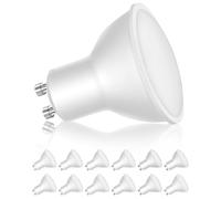 LEDYA Ampoule GU10 LED Blanc Chaud, 3.5W/3000K/420LM (Equivalent 50W Ampoule Halogène) Durée de Vie Jusqu'à 30,000 Heures Ampoule Spot LED GU10, Angle de Faisceau 120° Non Dimmables, Lot de 12