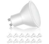 LEDYA Ampoule GU10 LED Blanc Froid, 3.5W/5000K/450LM (Equivalent 50W Ampoule Halogène) Durée de Vie Jusqu'à 30,000 Heures Ampoule Spot LED GU10, Angle de Faisceau 120° Non Dimmables, Lot de 12