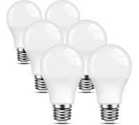 LEDYA Ampoule LED E27 Blanc Chaud, 9W Équivaut à 60W, 2700K Ampoule LED, 806LM, Ampoule Standar A60,Non Dimmable, Pas de Scintillement, 220V-240V, Pour Maison Restaurant Café Bar, Lot de 6