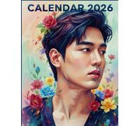 Lee 2026 Calendar: K-Drama Oppa Art with Flowers - 8.5 x 11 Inch Planner