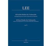 Lee: 40 Easy Studies for Violoncello Op.70