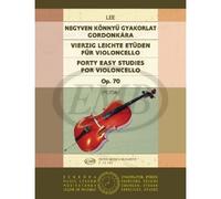 Lee - 40 Easy Studies Op.70 - Violoncelle