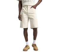 Lee Asher Short en Denim, Blanc, 34W Hommes