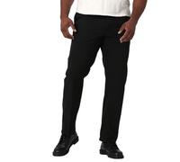 Lee Big & Tall Extreme Motion Pantalon Droit à l'avant Plat, Noir, 38W / 36L Homme