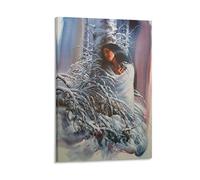 Lee Bogle-Dreams of Winter-People And Portraits Painting Picture Print Impression sur toile Peinture murale Affiches Décoration d'intérieur moderne