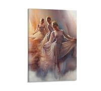 Lee Bogle-Graceful Elegance-People And Portraits Painting Oeuvres d'art sur toile Décoration murale d'intérieur moderne 20,3 x 30,5 cm