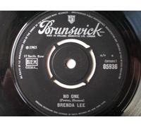 Lee, Brenda - Lee, Brenda No-one 7" Brunswick 05936 EX 1965 there is writing on the label