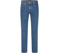 Lee Brooklyn Straight Jeans Homme, Mid Stonewash, 34W / 30L