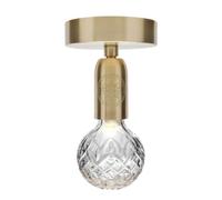 Lee Broom Crystal Bulb Plafonnier Transparent/ Laiton