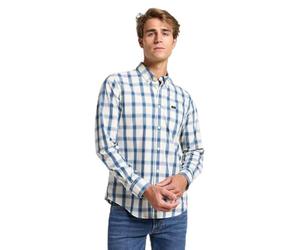 Lee Button Down T-Shirt, Orion, XXL Hommes