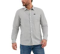 Lee Chemise à Manches Longues pour Homme, Coupe Classique, Rayures écrues, 42/44, Rayures écrues, L