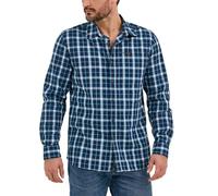 Lee Chemise à Manches Longues pour Homme, Coupe Classique, Rivets Bleu Marine, 46/48, Rivet Bleu Marine à Carreaux, XL