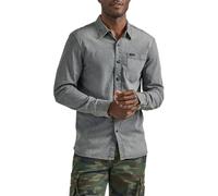 Lee Chemise de Travail à Manches Longues pour Homme Extreme Motion Tout Usage (1 pièce), Denim Gris, S