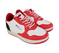Lee Cooper Baskets Garçon - Chaussures de Sport Enfant - PU, PVC - Rouge - 36
