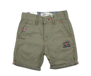 Lee Cooper Bermuda Garçon Confort, Style et Qualité - Taille 4 Ans - Kaki
