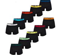 Lee Cooper Essential Boxer Trunk 10-Pack Mens Noir avec bande Très grand Male