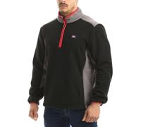 Lee Cooper Half Zip Fleece Top Mens Noir S Male