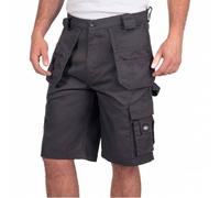 Lee Cooper Holster Pocket Workwear Hommes Short de travail gris LCSHO810-GRY W30