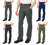 Lee Cooper Homme Pantalon, Gris, 36W / 31L