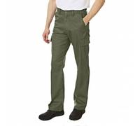 Lee Cooper Hommes Pantalon de travail cargo kaki LCPNT205-KHA W30/L33
