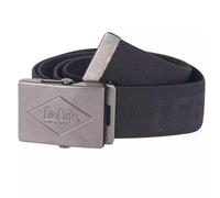 Lee Cooper LCBELT613 Mens Canvas Webbing travail de sécurité Pantalon Ceinture, Noir, Taille Unique