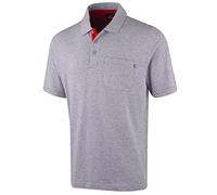 Lee Cooper LCTS011 Polo en piqué pour hommes, Gris Marl, XXL
