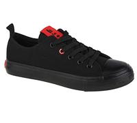 Lee Cooper LCW-22-31-0913L, Womens Plimsolls, Black, 37 EU