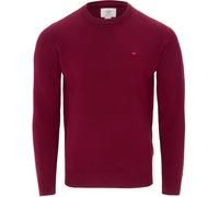 Lee Cooper Long Sleeve Crew Neck Jumper Bourgogne S Male