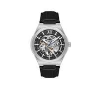 Lee Cooper Montre Homme - Affichage Automatique - Bracelet Cuir - LC08050.351 - Noir, Noir, Sangle