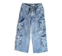 Lee Cooper Pantalon Cargo garçon Jeans, Bleu, 4 Ans