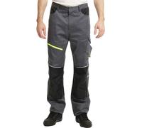 Lee Cooper - Pantalon cargo pour homme - Travail PB124 (38R) (Gris/Noir)