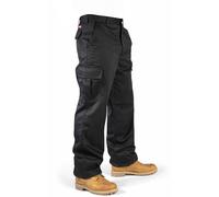 Lee Cooper Pantalon LCPNT205 Men's Workwear Cargo Trouser Black W40-L33