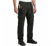Lee Cooper LCPNT206 Vêtements de travail Hommes Multi Poche Facile D’entretien Heavy Duty Genouillères Poches Sécurité Travail Cargo Pantalon, Bleu Marine, 36W/33L