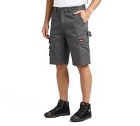 Lee Cooper Short Travail Homme Cargo - Workwear Résistant Multi Poches Entretien Facile, Été Léger Triple Coutures Capri Short(Gris, 34W)