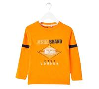Lee Cooper - T-Shirt garçon imprimé en Coton Orange