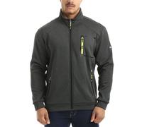 Lee Cooper Workwear LCJKT124 Veste en polaire thermique coupe-vent pour hommes à fermeture éclair complete, Anthracite chiné, 2XL
