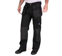 Lee Cooper Workwear LCPNT216 Hommes Multi Poches avec Poches Genouillères Étui Fixe Travail Pantalon Cargo, Noir, 40W / 33L