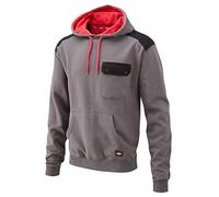 Lee Cooper Workwear LCSWT113 Mens Soft Touch Sweat à capuche, Gris, Moyen