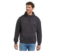Lee Core Loose Sweat à Capuche Shirt, Noir délavé, L Homme