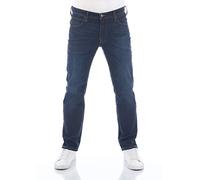 Lee Daren Zip Fly Jean pour homme, coupe droite, denim en coton stretch, en bleu, noir et gris, tailles W30, W31, W32, W33, W34, W36, W38, W40, W42, W44, 36W / 34L