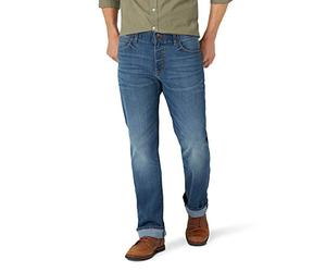 Lee Extreme Motion Jean Coupe Droite légèrement évasé pour Hommes, 32W x 30L