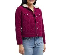 Lee Femmes Anorak en velours côtelé Violet : Taille - S Taille : S