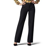 Lee Flex Motion Pantalon Coupe Classique, Noir, 40 Longue Femmes