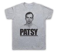 Lee Harvey Oswald Patsy T-Shirt des Hommes, Gris, Large