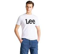 Lee Homme Logo Tee T-Shirt Not Applicable, Blanc (White 12), Medium