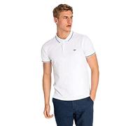 Lee Piqué Short Sleeve Polo Blanc M Homme
