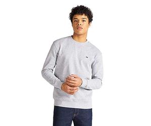 Lee Homme Plain Crew Sweatshirts, Gris Chiné, 4XL EU